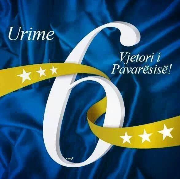 Urime 6 vjetori i pavarsise se Kosoves