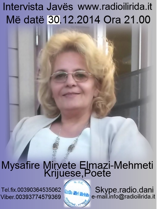 Intervista Javës me Mirvete Elmazi Mehemeti Krijuese dhe Poete