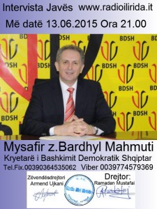 Intervista me Bardhyl Mahmuti
