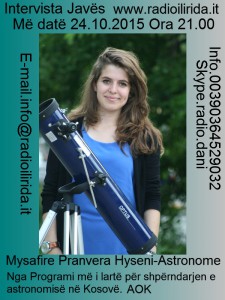 Intervista me Pranvera Hyseni Astronome1