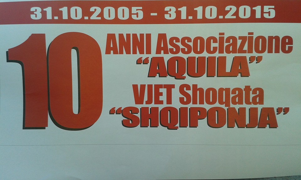 Me rastin e 10 vjetorit të Shoqata” Shqiponja”-Associazione “Aquila” ne Valka Monika Sebino